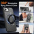 iPhone 17e / 16e Rotating Pivot Bracket Magnetic Phone Case - Black