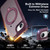 iPhone 17e / 16e Rotating Pivot Bracket Magnetic Phone Case - Wine Red