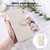 iPhone 17e / 16e Round Buckle Zipper Wallet Leather Phone Case with Crossbody Strap - White