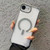 iPhone 17e / 16e Semi-transparent Skin Feel Frosted MagSafe Phone Case - Grey