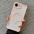 iPhone 17e / 16e Semi-transparent Skin Feel Frosted MagSafe Phone Case - Pink