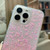 iPhone 17e / 16e Sequins Glitter Gradient Epoxy TPU Phone Case - Blue
