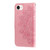 iPhone 17e / 16e Seven-petal Flowers Embossing Leather Phone Case - Rose Gold