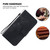 iPhone 17e / 16e Seven-shaped Embossed Leather Phone Case - Black