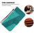 iPhone 17e / 16e Seven-shaped Embossed Leather Phone Case - Green