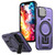 iPhone 17e / 16e Shield Frame Holder MagSafe Phone Case - Purple