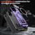 iPhone 17e / 16e Shield Frame Holder MagSafe Phone Case - Purple