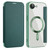 iPhone 17e / 16e Shield MagSafe RFID Anti-theft Leather Phone Case - Green