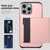 iPhone 17e / 16e Shockproof Armor Phone Case with Card Slot - Gold