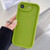 iPhone 17e / 16e Shockproof Frame Frosted Precise Hole TPU Phone Case - Fluorescent Green