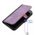 iPhone 17e / 16e Side Buckle Double Fold Hand Strap Leather Phone Case - Purple