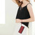 iPhone 17e / 16e Side Buckle Double Fold Hand Strap Leather Phone Case - Red