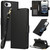 iPhone 17e / 16e Side Buckle RFID Anti-theft Leather Phone Case - Black
