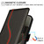 iPhone 17e / 16e Side Buckle S Curve Leather Phone Case - Black