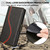 iPhone 17e / 16e Side Buckle S Curve Leather Phone Case - Black