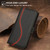 iPhone 17e / 16e Side Buckle S Curve Leather Phone Case - Black