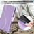 iPhone 17e / 16e Side Buckle S Curve Leather Phone Case - Purple