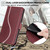 iPhone 17e / 16e Side Buckle S Curve Leather Phone Case - Red