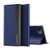 iPhone 17e / 16e Side Electroplated Adsorption Leather Phone Case - Dark Blue