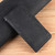 iPhone 17e / 16e Skin Feel Calf Texture Card Slots Leather Phone Case - Black
