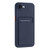 iPhone 17e / 16e Skin Feel Card Contrast Color Button TPU Phone Case - Dark Blue