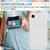 iPhone 17e / 16e Skin Feel Card Contrast Color Button TPU Phone Case - White