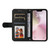 iPhone 17e / 16e Skin Feel Life Tree Leather Phone Case - Black