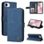 iPhone 17e / 16e Skin Feel Life Tree Leather Phone Case - Blue
