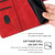 iPhone 17e / 16e Skin Feel Magnetic Buckle Leather Phone Case - Red
