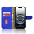 iPhone 17e / 16e Skin Feel Magnetic Flip Leather Phone Case - Blue
