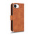 iPhone 17e / 16e Skin Feel Magnetic Flip Leather Phone Case - Brown