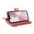 iPhone 17e / 16e Skin Feel Multi Card Slots Zipper Wallet Leather Phone Case - Pink