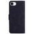 iPhone 17e / 16e Skin Feel Pure Color Flip Leather Phone Case - Black