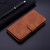 iPhone 17e / 16e Skin Feel Pure Color Flip Leather Phone Case - Brown