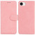 iPhone 17e / 16e Skin Feel Pure Color Flip Leather Phone Case - Pink