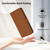 iPhone 17e / 16e Skin Feel Solid Color Leather Phone Case with Lanyard - Brown