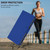 iPhone 17e / 16e Skin Feel Solid Color Leather Phone Case with Lanyard - Dark Blue