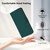 iPhone 17e / 16e Skin Feel Solid Color Leather Phone Case with Lanyard - Dark Green