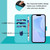 iPhone 17e / 16e Skin Feel Solid Color Leather Phone Case with Lanyard - Lake Blue