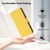 iPhone 17e / 16e Skin Feel Solid Color Leather Phone Case with Lanyard - Lemon Yellow