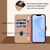 iPhone 17e / 16e Skin Feel Solid Color Leather Phone Case with Lanyard - Nude