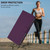 iPhone 17e / 16e Skin Feel Solid Color Leather Phone Case with Lanyard - Violet