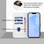 iPhone 17e / 16e Skin Feel Solid Color Leather Phone Case with Lanyard - White