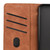 iPhone 17e / 16e Skin Feel Splicing Leather Phone Case - Brown