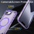 iPhone 17e / 16e Skin Feel TPU + PC MagSafe Magnetic Phone Case - Transparent Purple