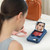 iPhone 17e / 16e Skin Feel TPU Hidden Mirror Card Bag Phone Case with Stand - Blue