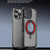 iPhone 17e / 16e Skin Sense Rotation Stand Semi-transparent Magsafe Phone Case - Red