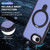 iPhone 17e / 16e Skin-feel MagSafe Holder PC Hybrid TPU Phone Case - Dark Purple