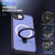 iPhone 17e / 16e Skin-feel MagSafe Holder PC Hybrid TPU Phone Case - Dark Purple