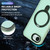 iPhone 17e / 16e Skin-feel MagSafe Holder PC Hybrid TPU Phone Case - Matcha Green
